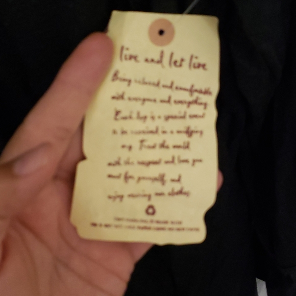 Blouse Charcoal grey plus size embroidered top - Picture 5 of 7